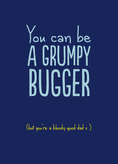 Grumpy Bugger Card