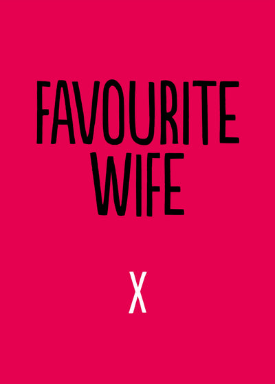 Favourite Wife Card