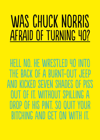 Chuck Norris Card