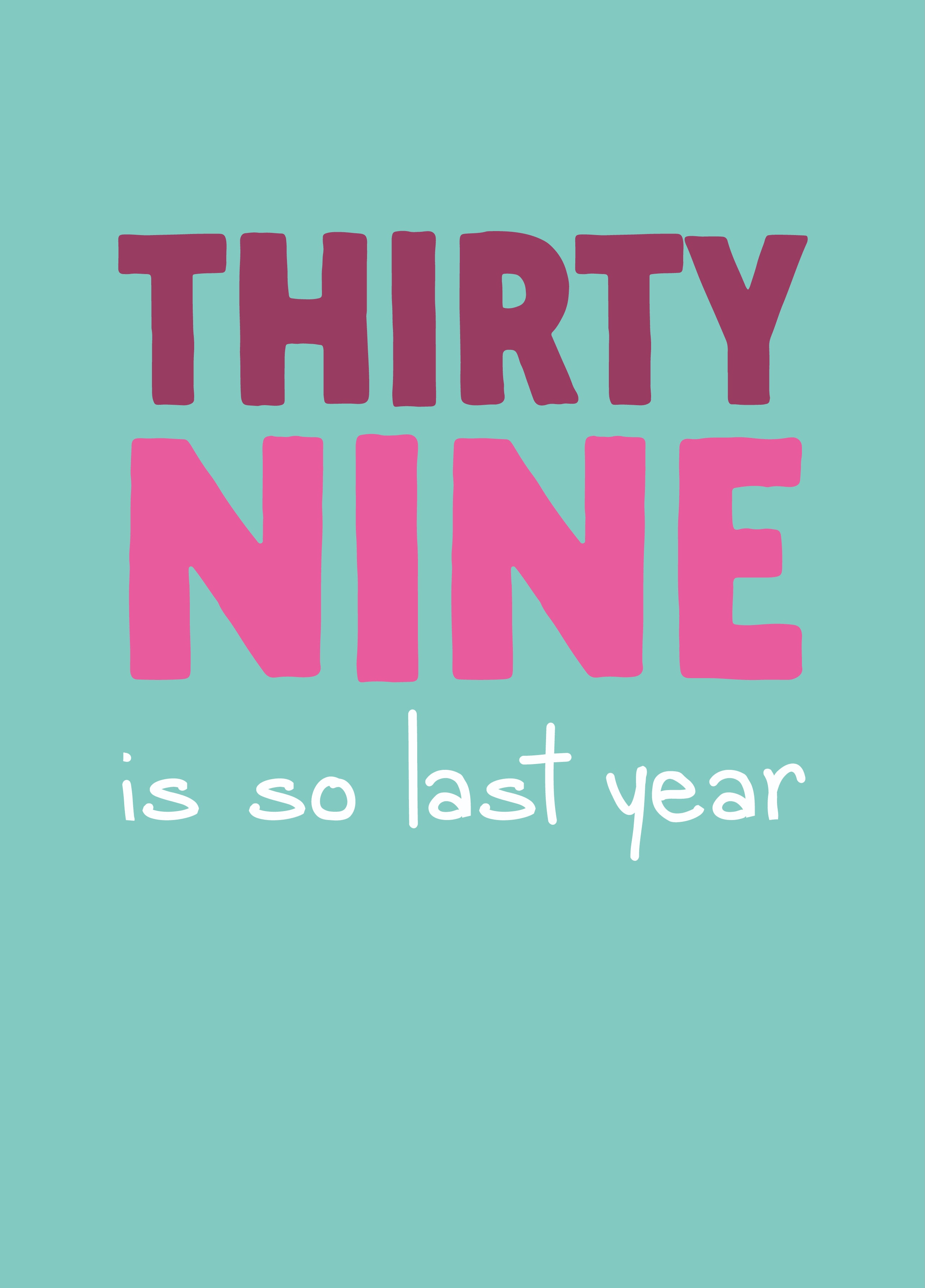 40th Birthday Funny Cards