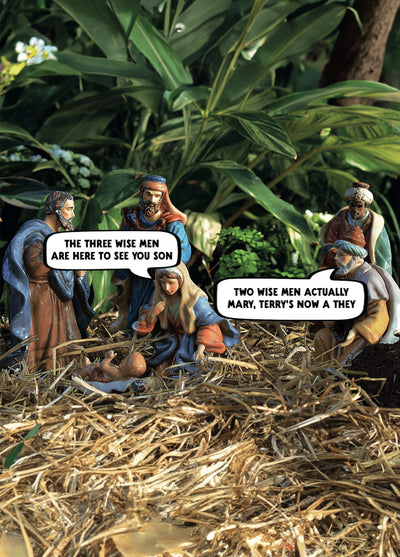 Funny Christmas Card - 'They'