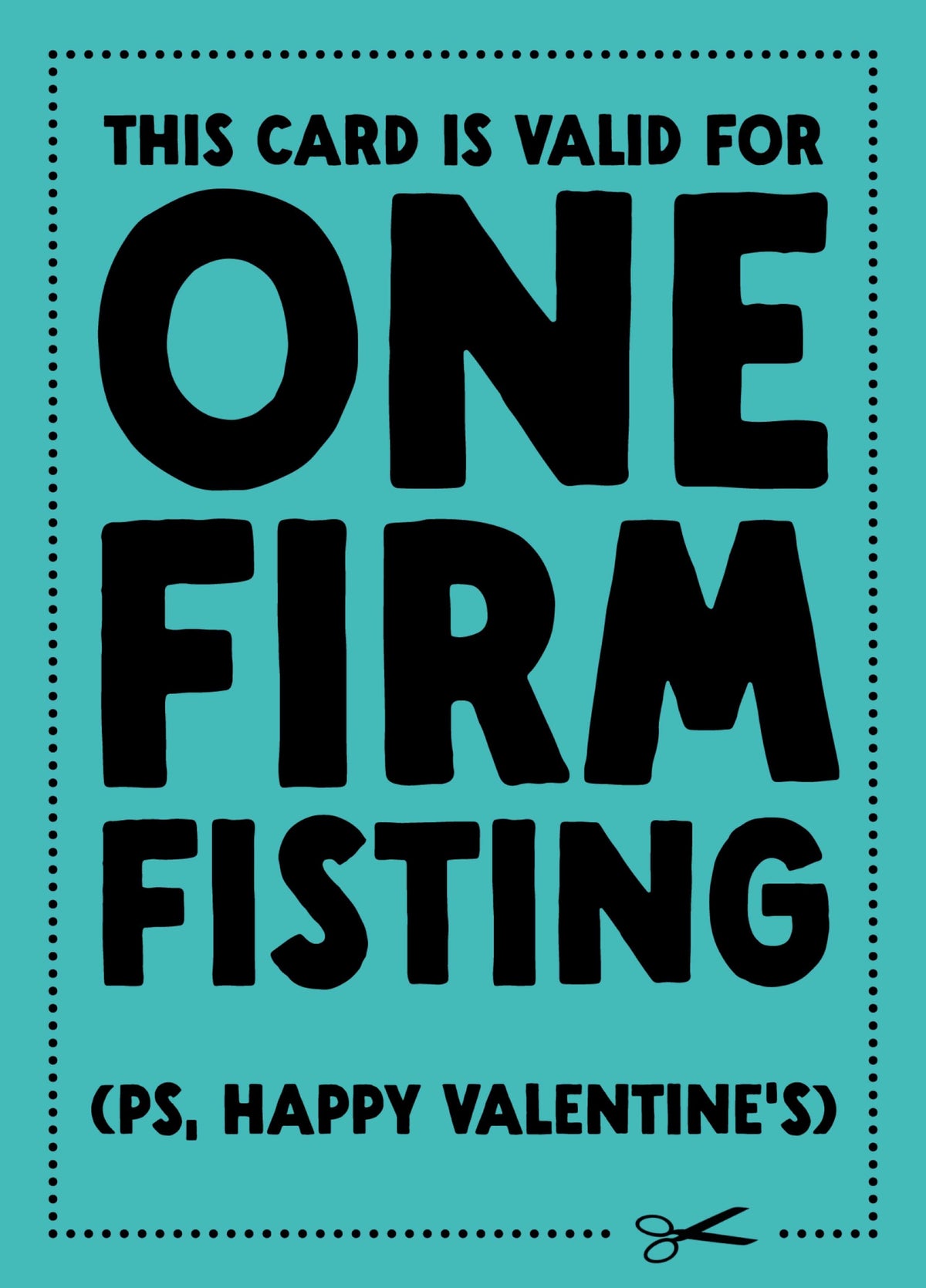 Rude Valentine's Card - 'Voucher'