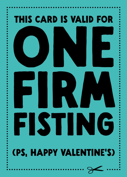 Rude Valentine's Card - 'Voucher'