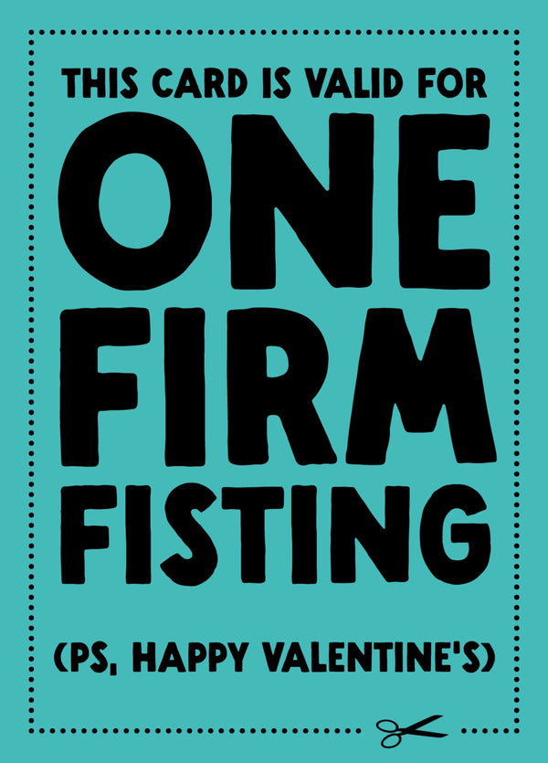 Rude Valentine's Card - 'Voucher'