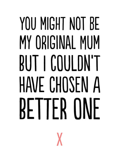 Funny Mother's Day Card - 'Original Mum'