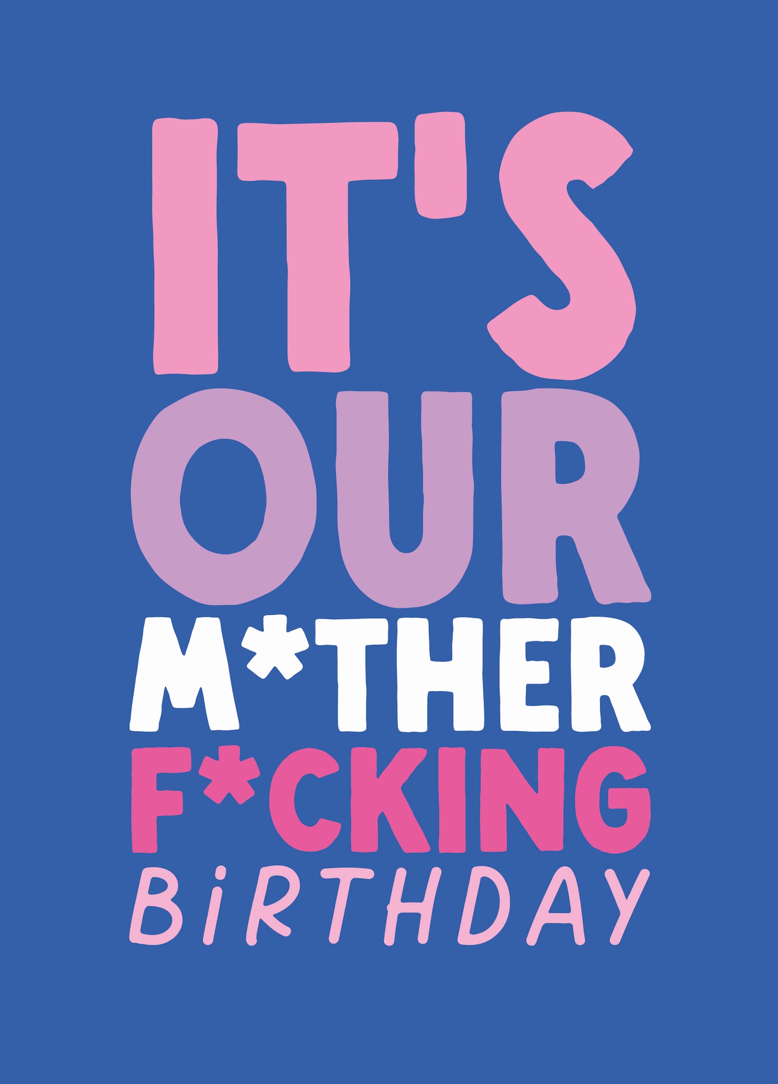 Funny Twin Birthday Card - 'It's Our Birthday'