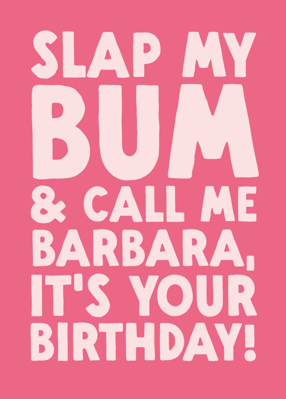 Funny Birthday Card - 'Barbara'