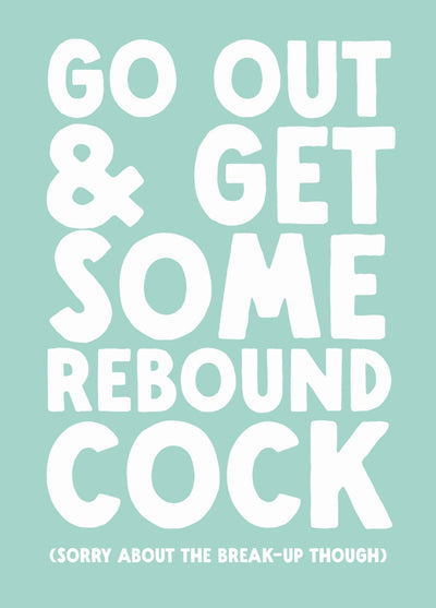 Funny Break-Up Card - 'Rebound'