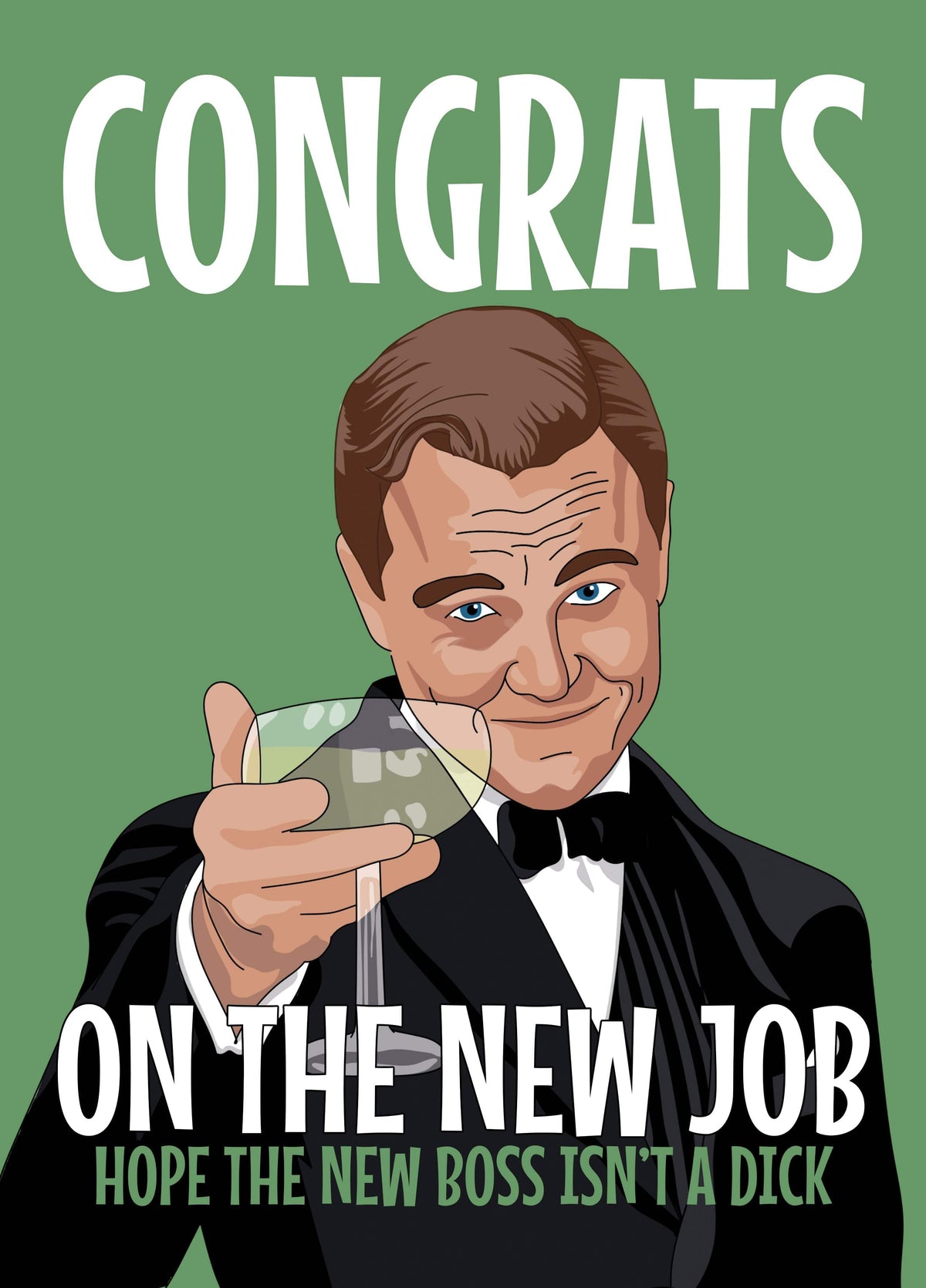 Congrats On Your New Job Gatsby Card