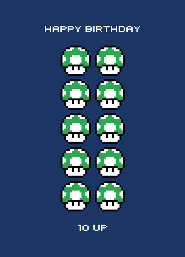 Happy Birthday 10UP Card