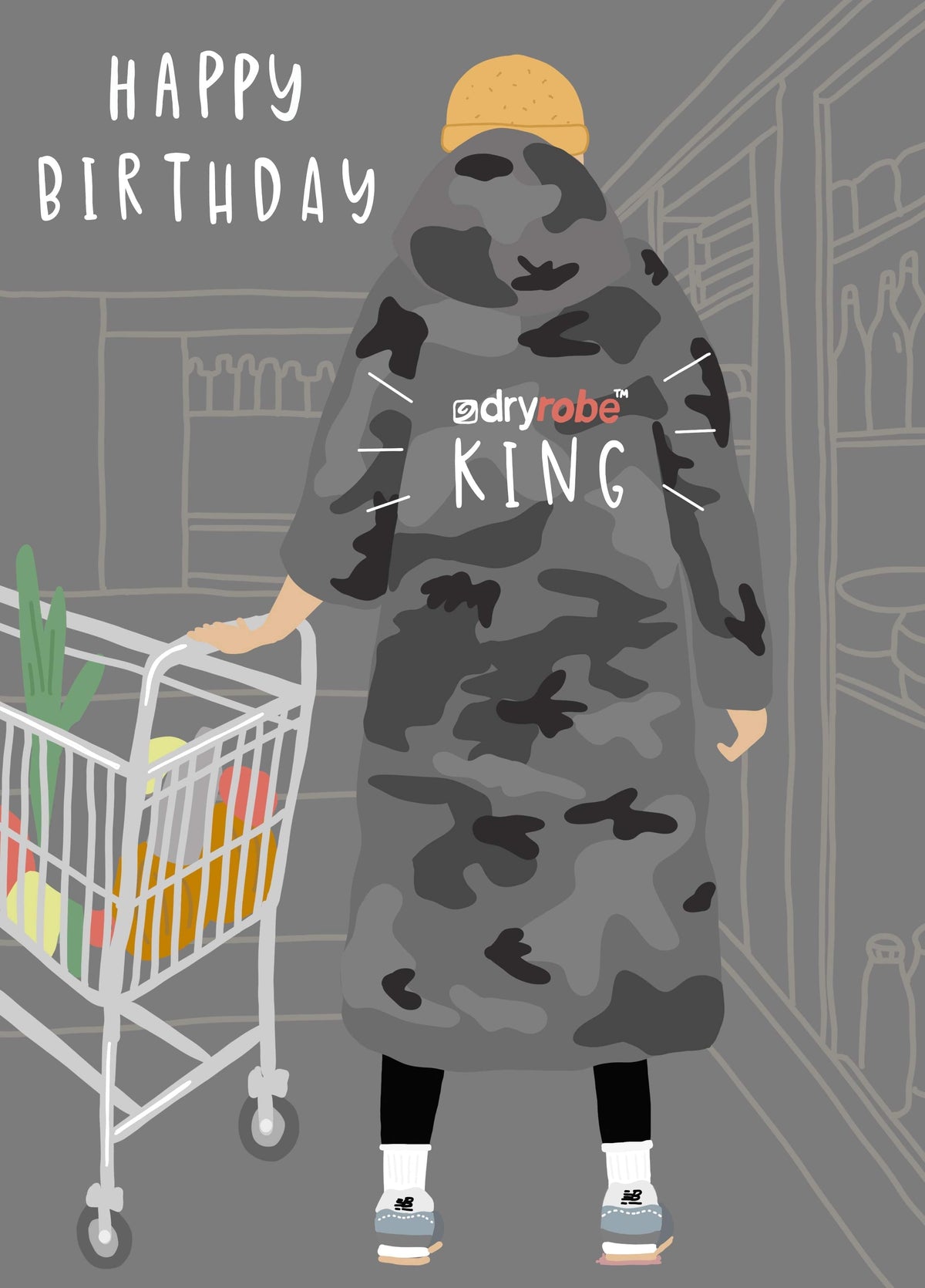 Dry Robe King Card