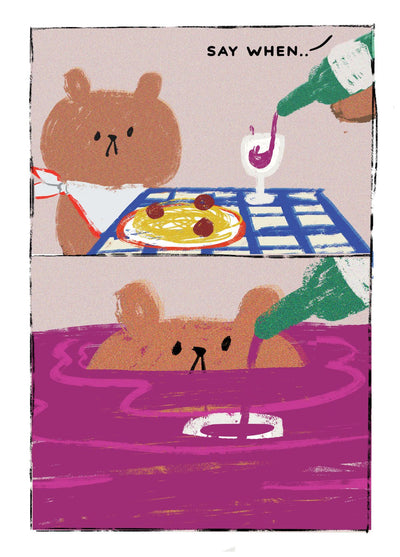 Say When Wine Card