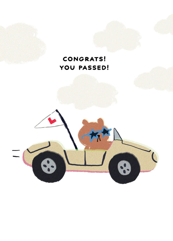 Congrats You Passed Card