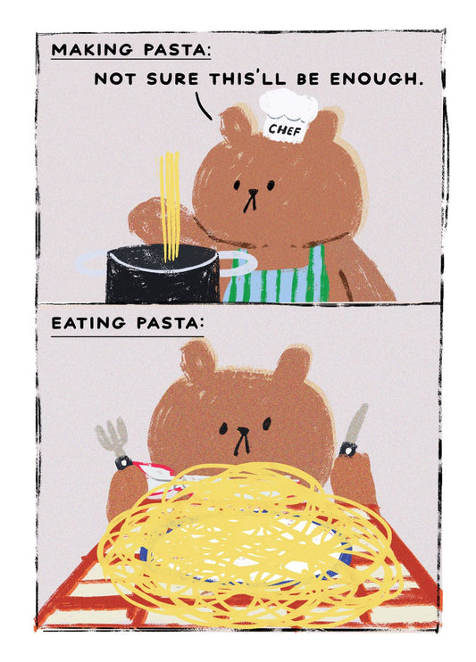 Cooking Pasta Card