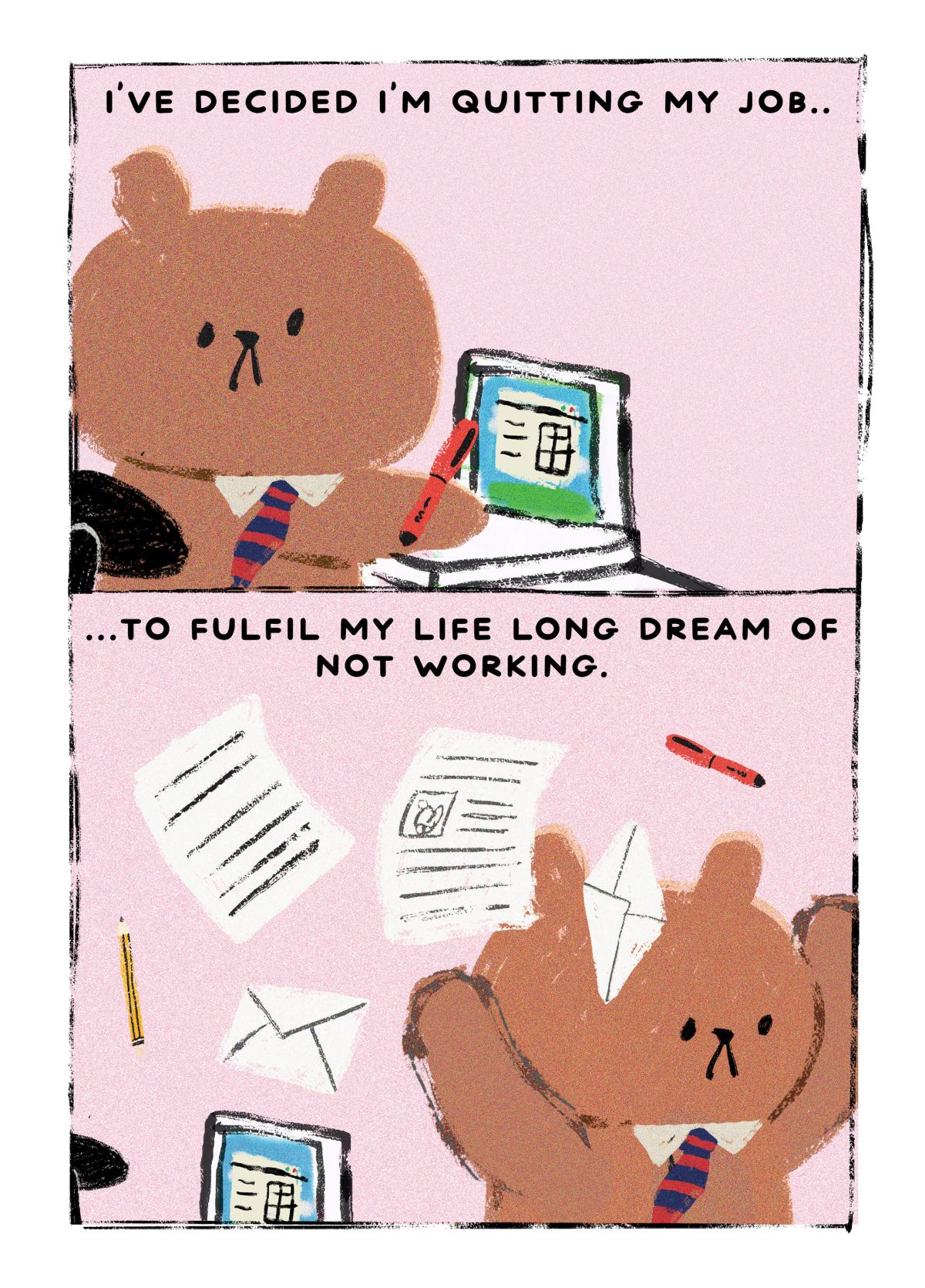 Quitting Job Card