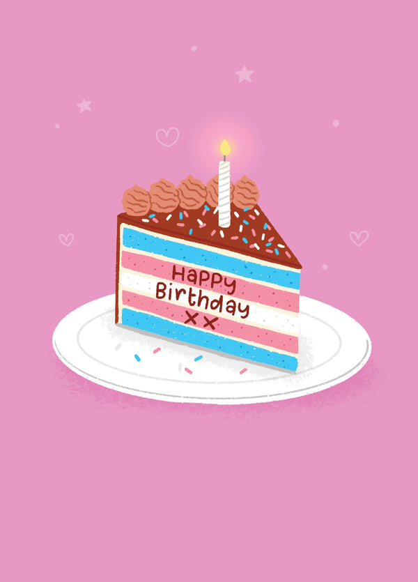 Happy Birthday - Transgender Card
