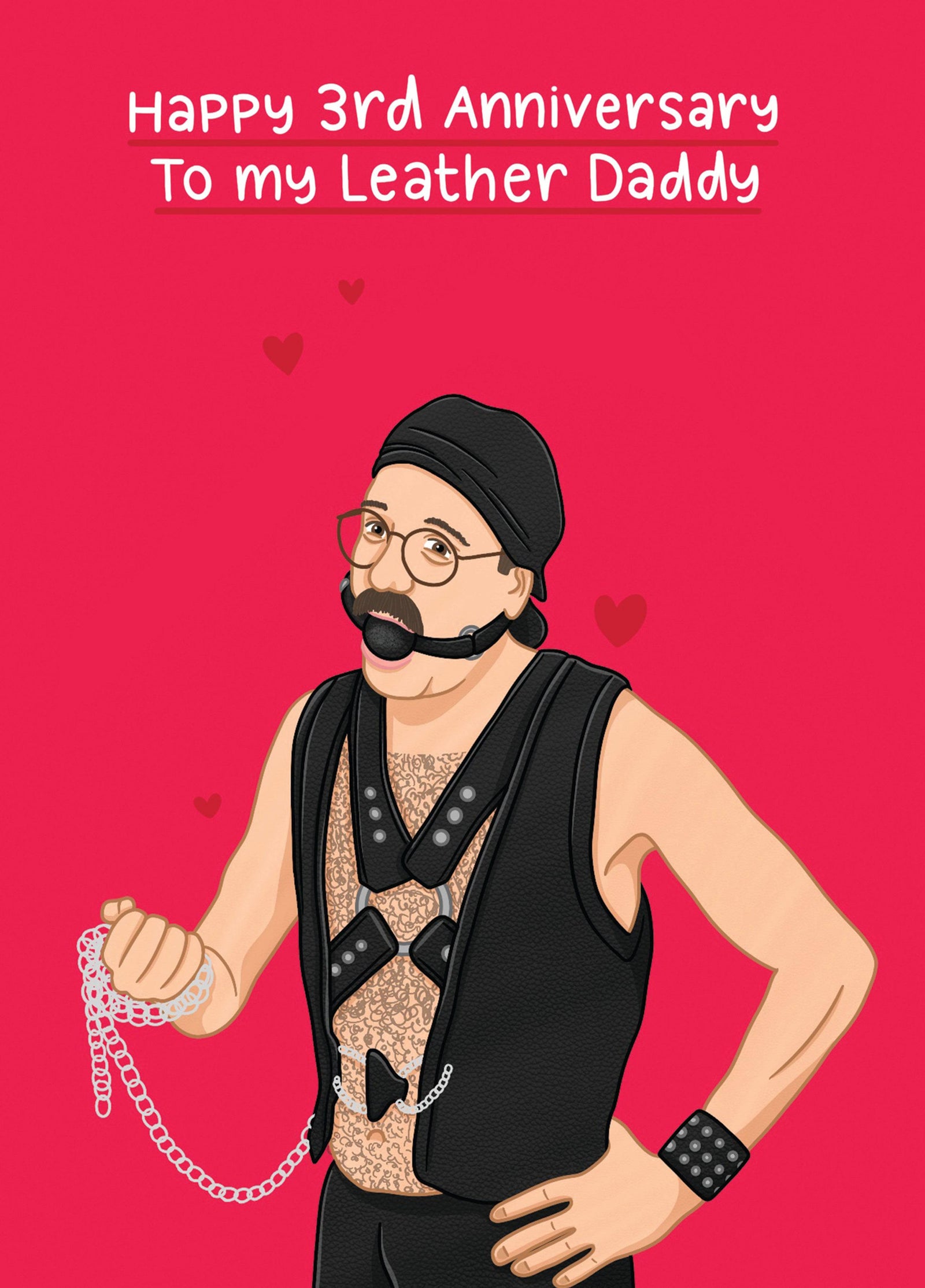 Leather Daddy Anniversary Card