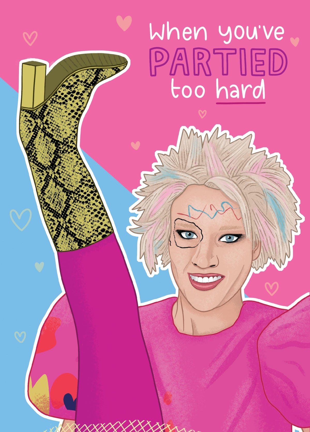 Weird Barbie Card