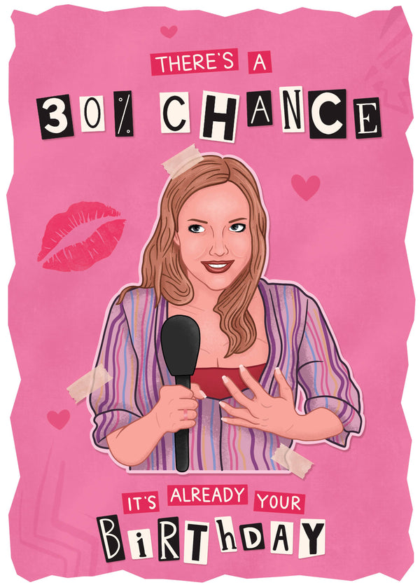 30% Chance Card