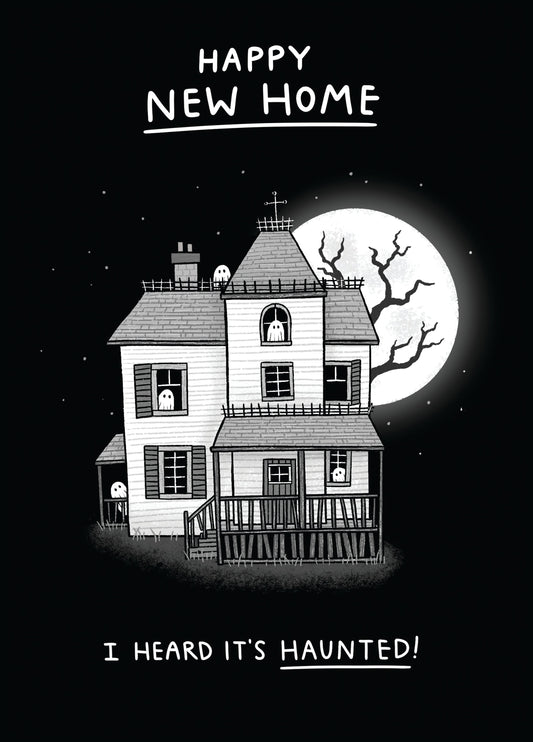 Heard It's Haunted Card