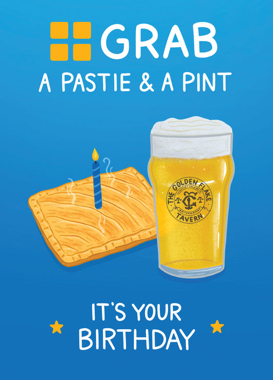 Pastie & A Pint Greggs
