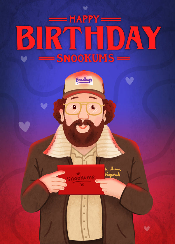 Stranger Things Murray Snookums Birthday