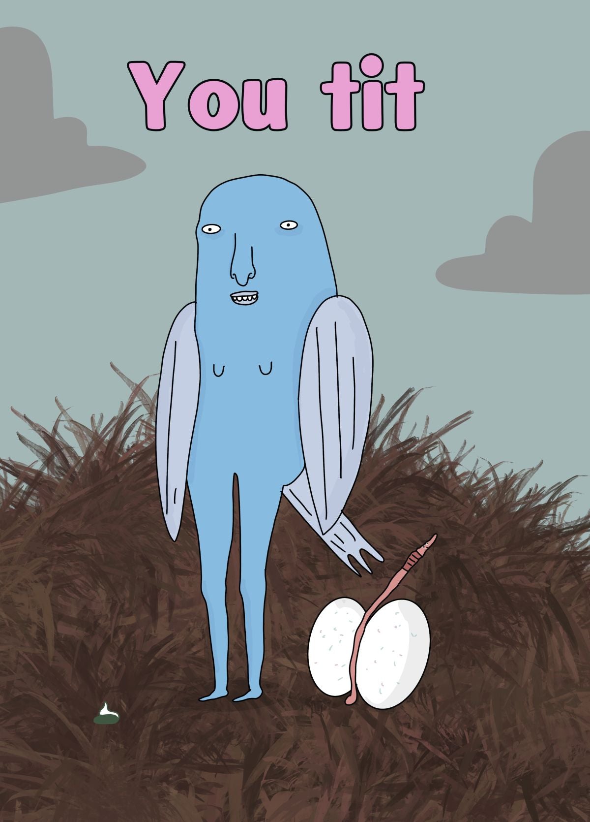 Funny You Tit Joke Card