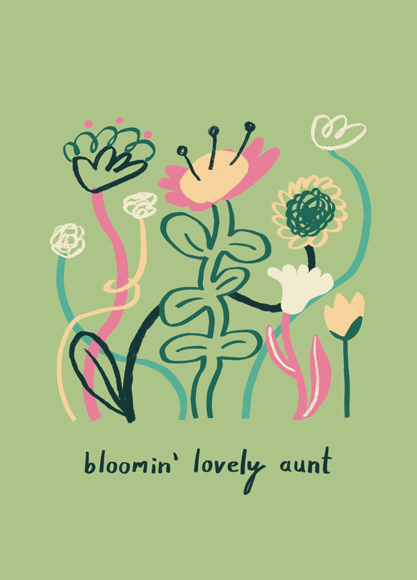 Bloomin Lovely Aunt
