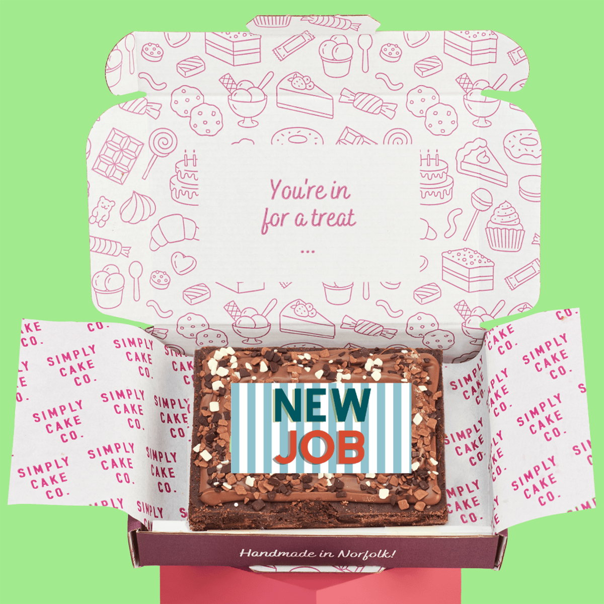 New Job Brownie Slab