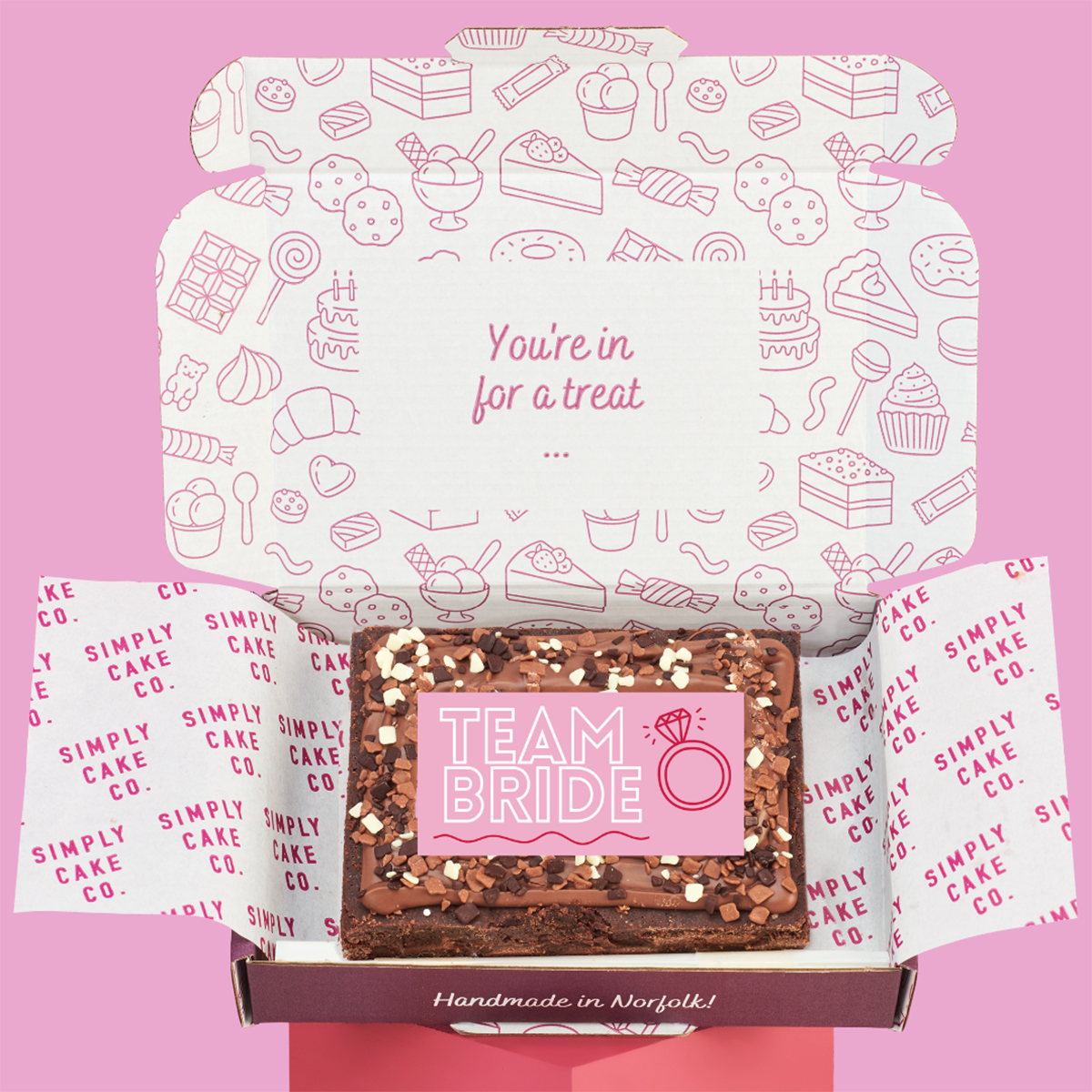 Team Hen Brownie Slab