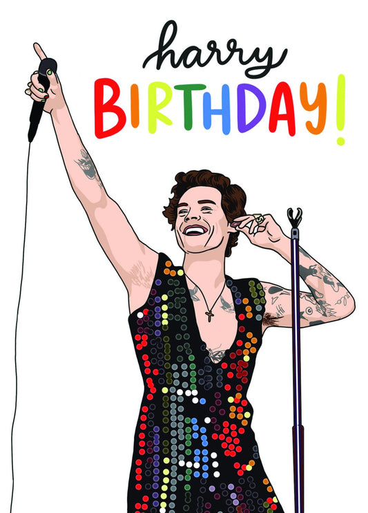 Harry Styles Birthday Card