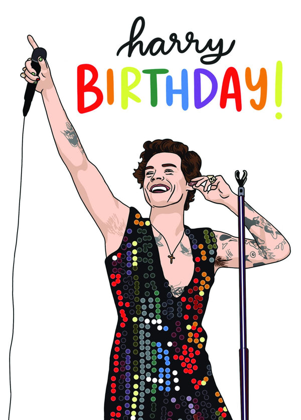 Harry Styles Birthday Card