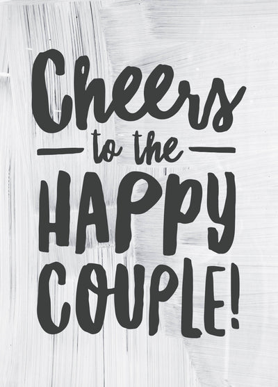 Cheers To The Happy Couple Card