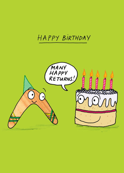Many Happy Returns Card