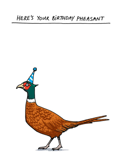 Birthday Pheasant Card