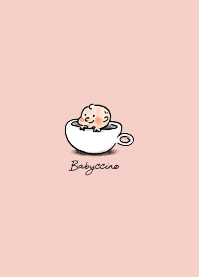 Babyccino Baby Girl Card