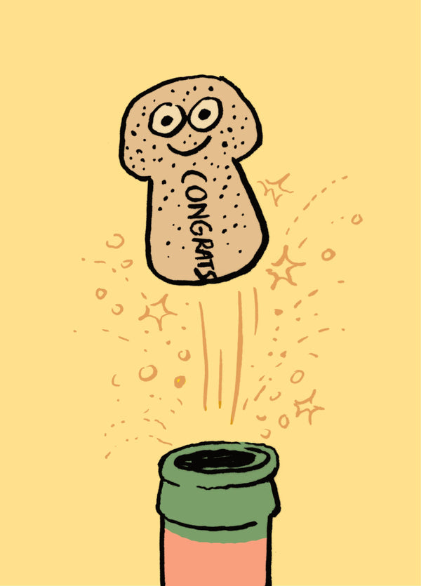 Pop The Cork Card