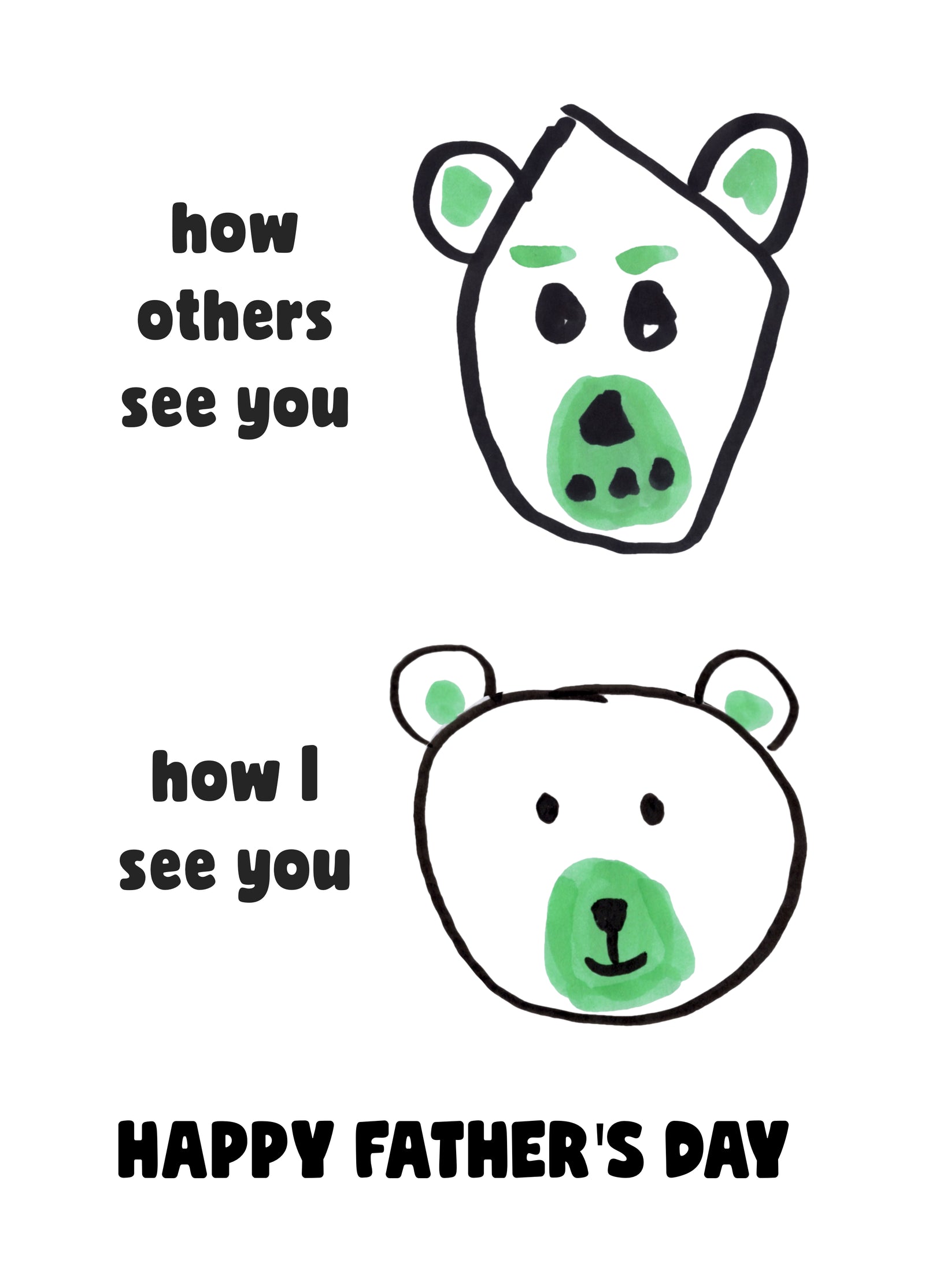 How I See You - Father's Day Bears