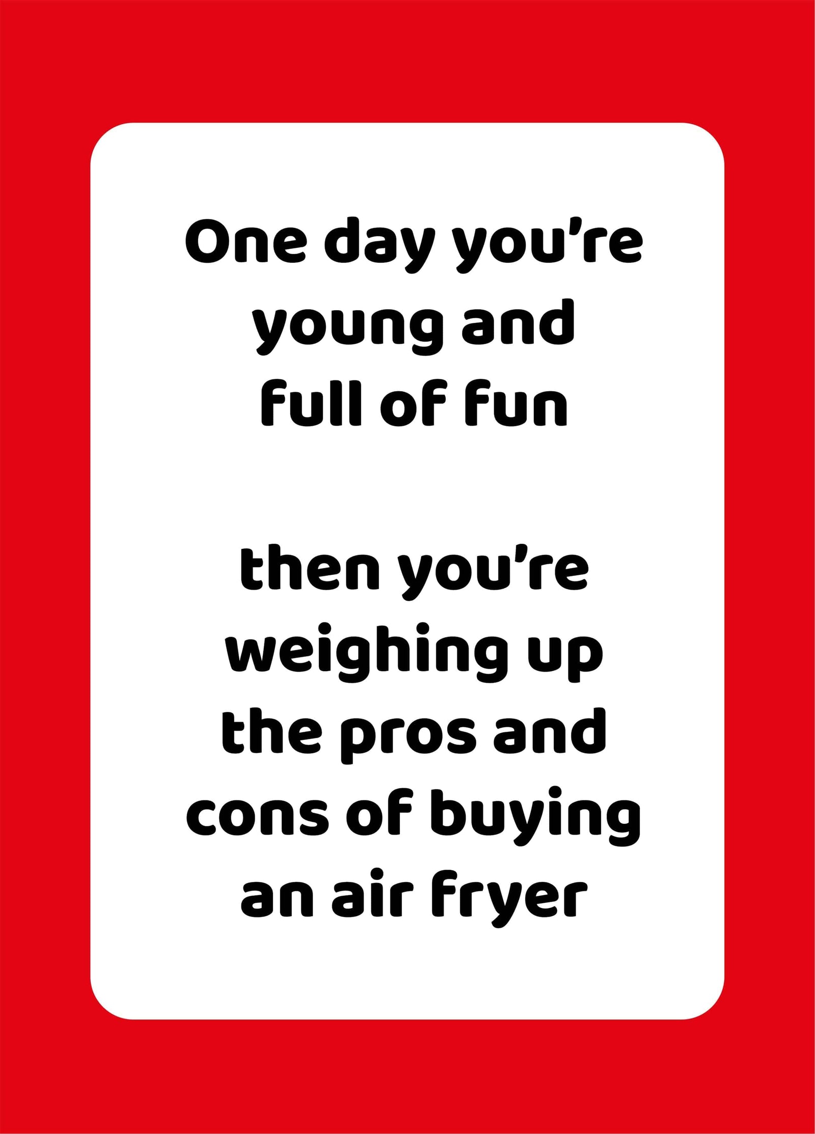 Air Fryer Card