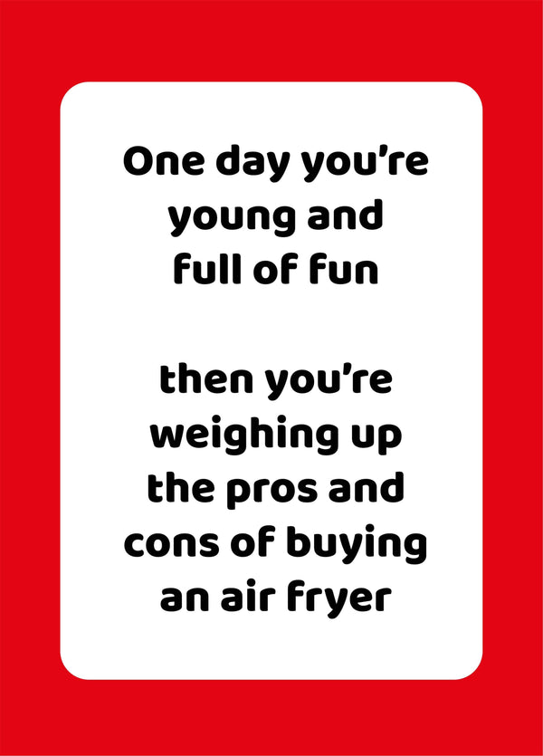 Air Fryer Card