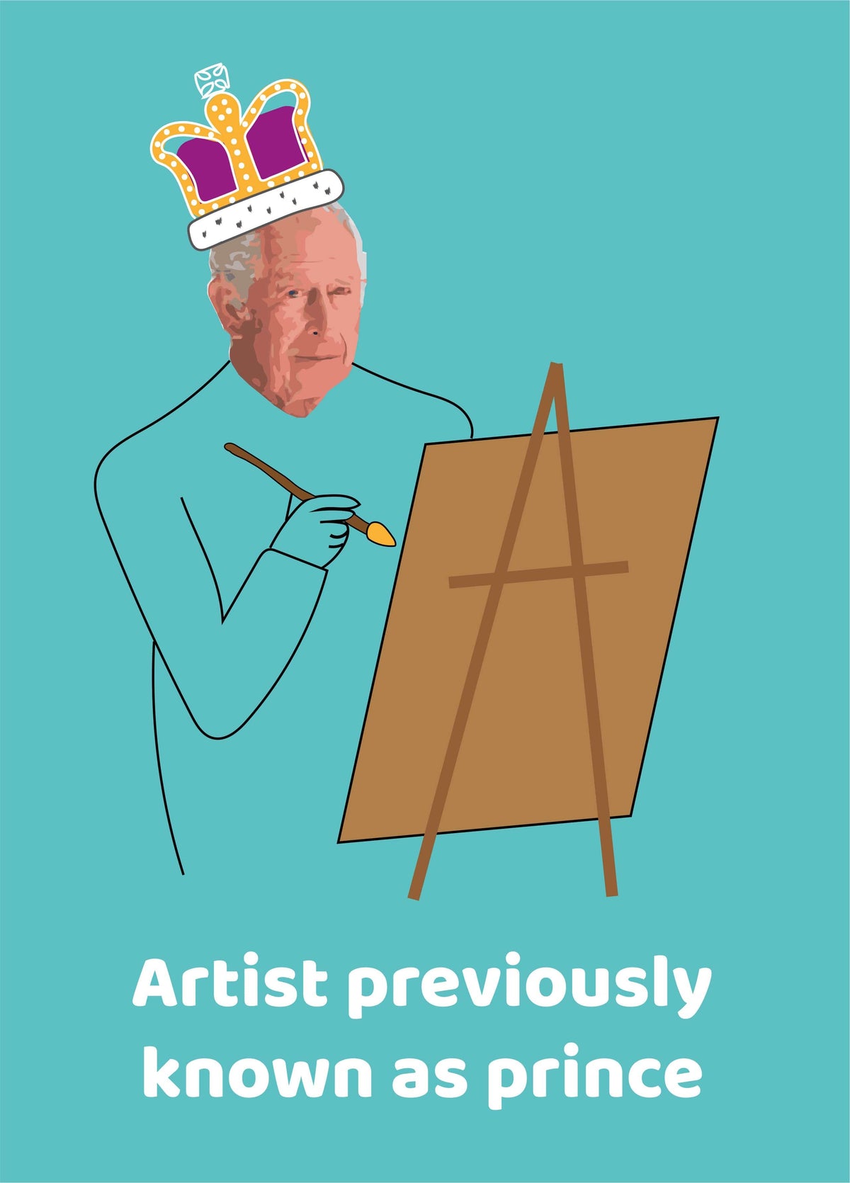 Artist Previously Known As Prince Card