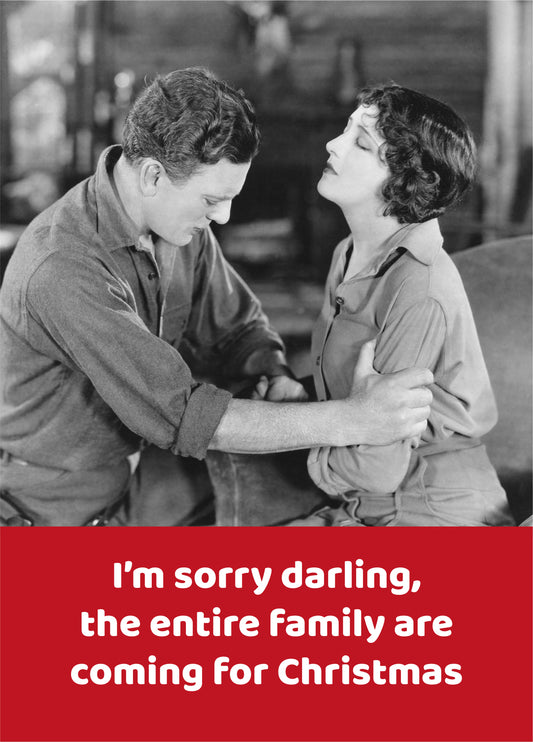 Entire Family For Christmas Card