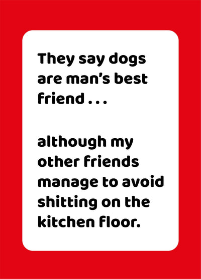 Man's Best Friend Card