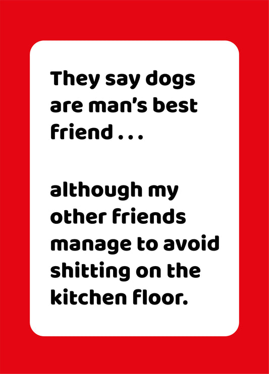 Man's Best Friend Card