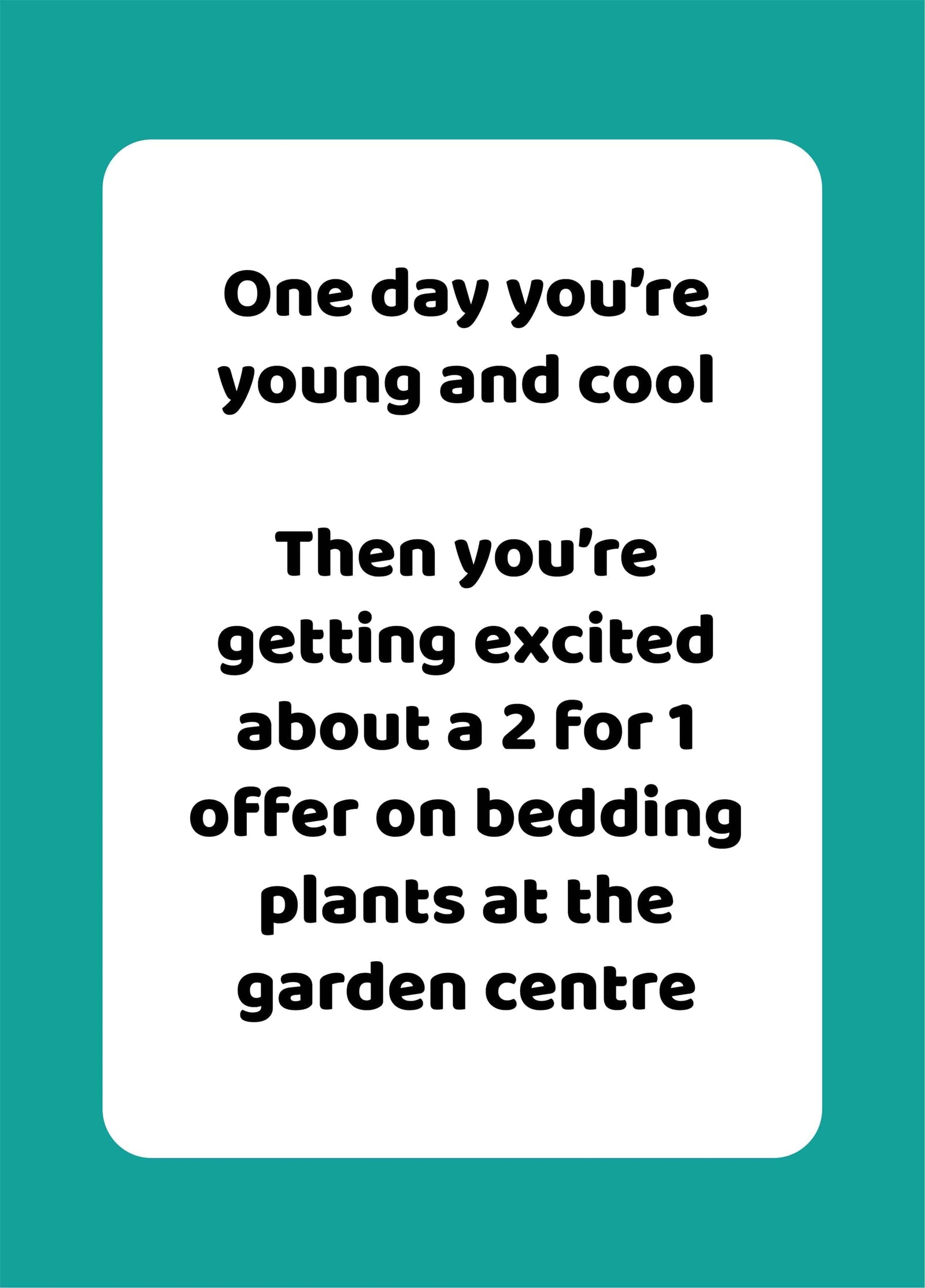 Bedding Plants Card