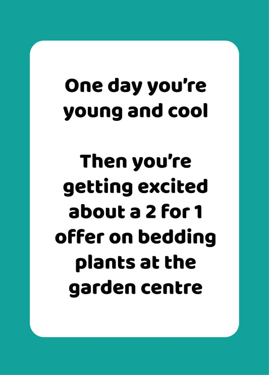 Bedding Plants Card
