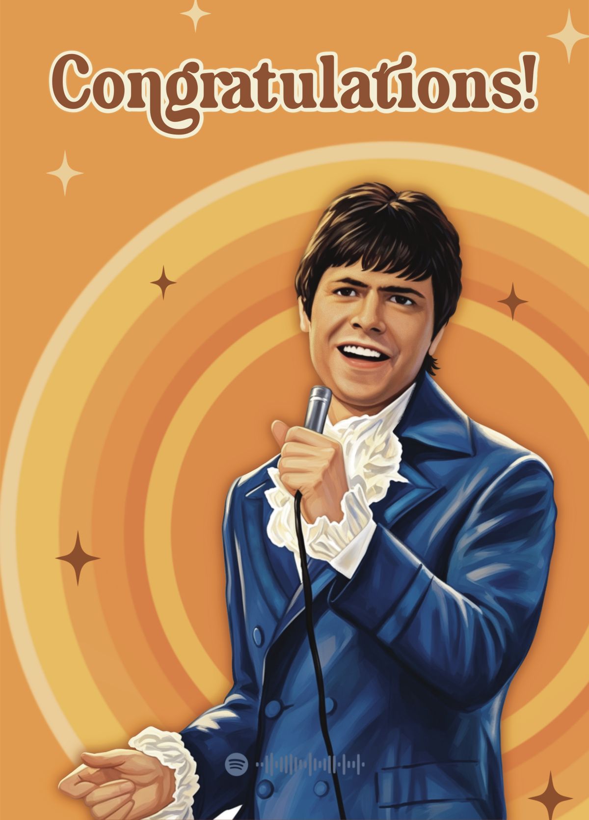 Cliff Richard Congratulations Card