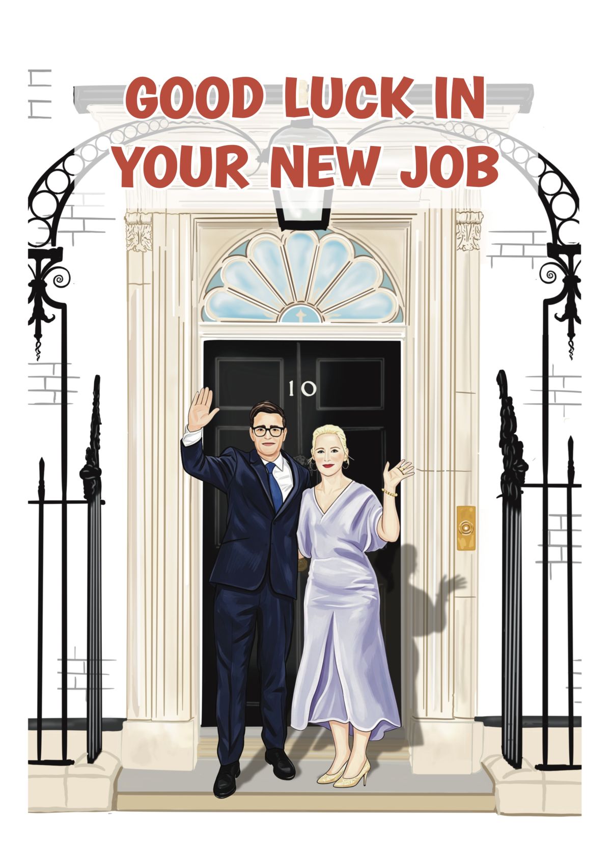 Good Luck In Your New Job Andy Burnham Congratulations Card
