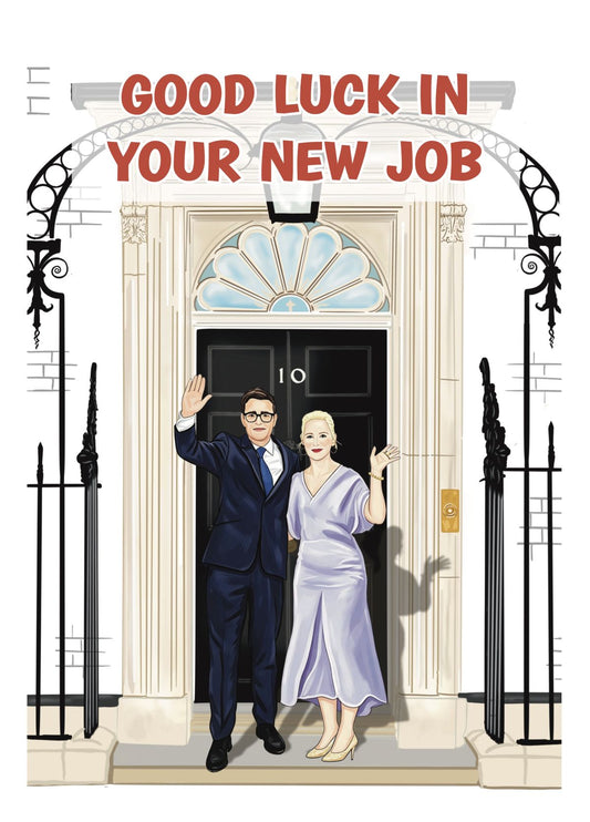 Good Luck In Your New Job Andy Burnham Congratulations Card
