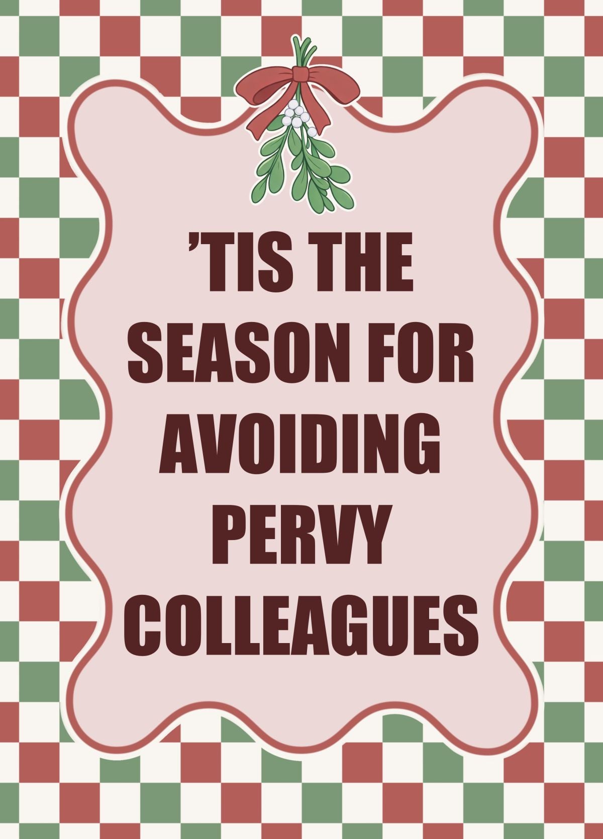 Funny Christmas Card For Colleague – Office Party Humour